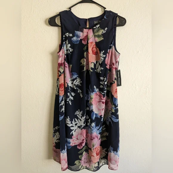 Jessica Howard | Dresses | Nwt Jessica Howard Missy Womens Aline Floral  Mini Dress Size 6 | Poshmark